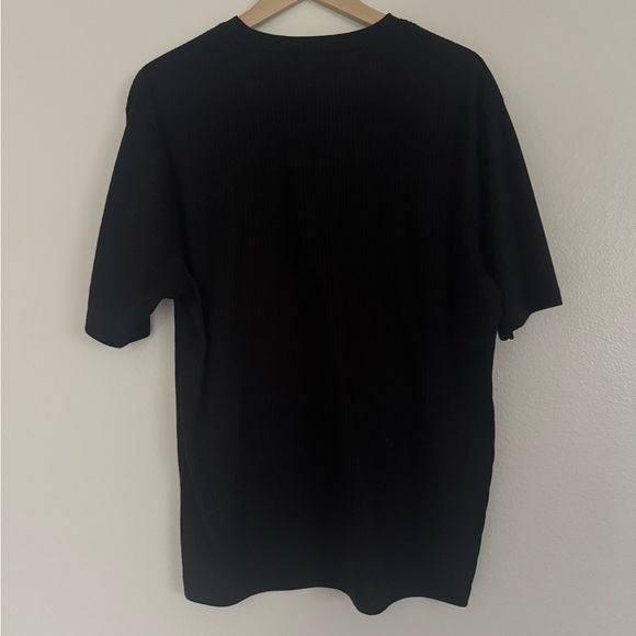 Axcess • Black Ribbed Tee - Picture 4 of 4